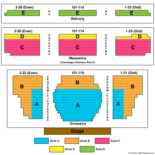Walter Kerr Theatre Seating Chart